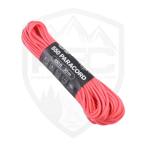 Atwood 550 Paracord 100' Pink