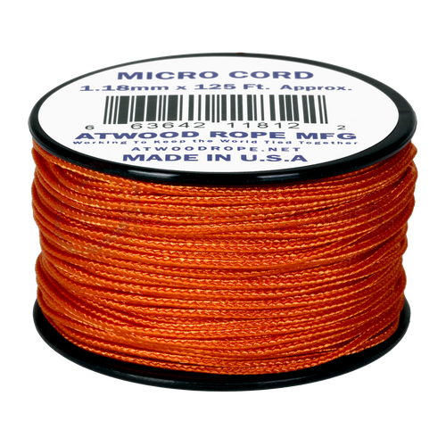 Atwood Micro Cord 125' - Burnt Orange