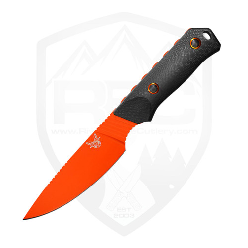 Benchmade Raghorn Carbon Fiber, Orange CruWear - 15600OR