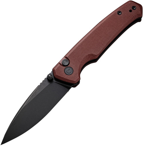 Civivi Altus Burgundy G10 Handle／Black Stonewashed Nitro-V C20076-2