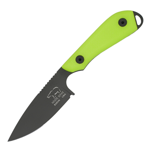 White River M1 Backpacker Pro, Hi-Vis G10 / Black PVD CPM-S35VN