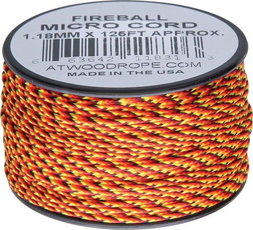 Atwood Micro Cord 125' - Fireball