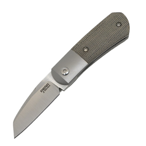 Peña X Micro Apache, Green Canvas Micarta