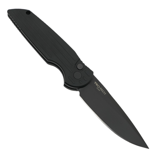 ProTech TR-3 SWAT LEFTY - Black Grooved Aluminum / DLC 154CM - TR-3L2SWAT