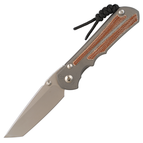 Chris Reeve Knives Large Inkosi Tanto Natural Canvas Micarta / MagnaCut - LIN-1046