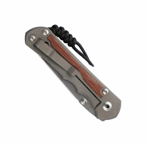 Chris Reeve Large Inkosi, Black Canvas Micarta Inlay/Insingo S45VN