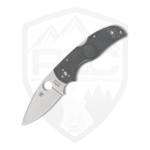 Spyderco Native 5 Lightweight Gray FRN, Stonewash Maxamet - C41PGY5