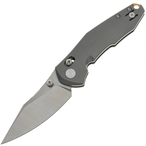 GiantMouse Ace Nazca, Green Canvas Micarta / Satin M390