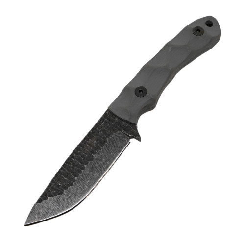 Stroup Knives GP2 General Purpose, Milled Gray G10 / 1095 / Kydex Sheath