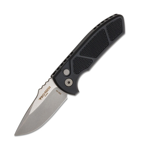 ProTech SBR Knurled Black, Stonewash S35VN - LG405