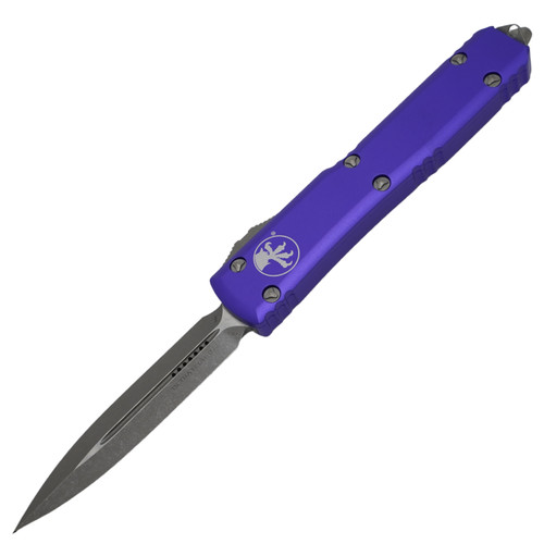 Microtech Ultratech Double Edge, Purple Aluminum / Apocalyptic M390 - 122-10APPU