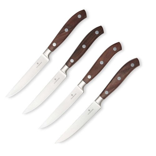 Victorinox Grand Maitre Wood 4-Piece Steak Knife Set