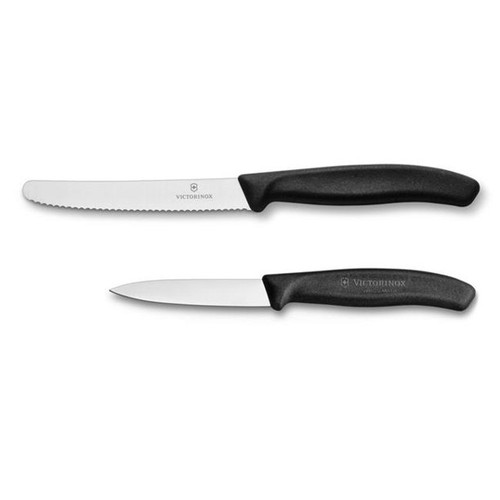 Victorinox Swiss Classic Utility/Paring 2pc Set, Black