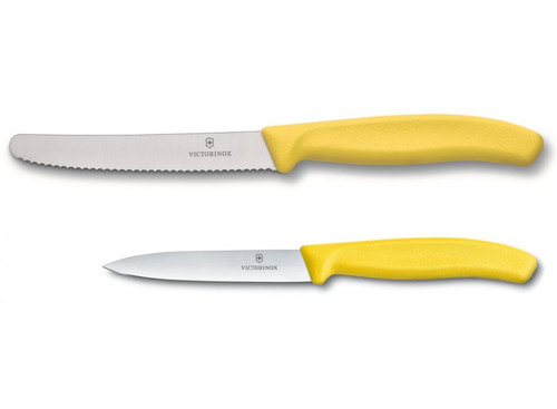 Victorinox Swiss Classic 2pc Utility/Paring 2pc, Yellow