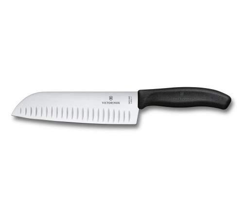 Victorinox Swiss Classic 7" Santoku, Black
