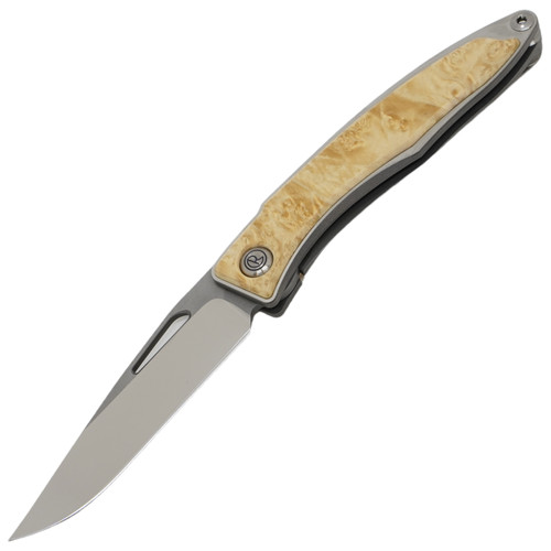 Chris Reeve Knives Mnandi, Box Elder Inlay, S45VN - MNA-1008