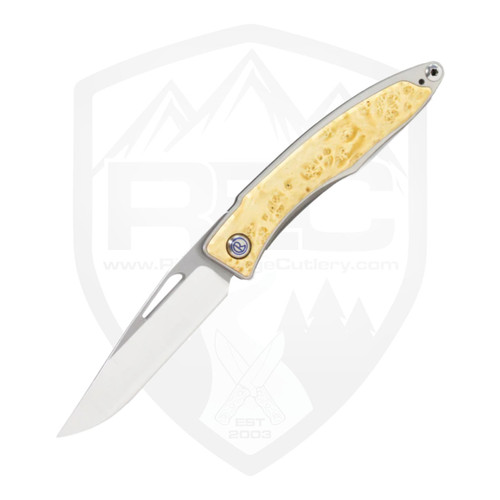 Chris Reeve Knives Mnandi, Box Elder, Satin Magnacut - MNA-1008