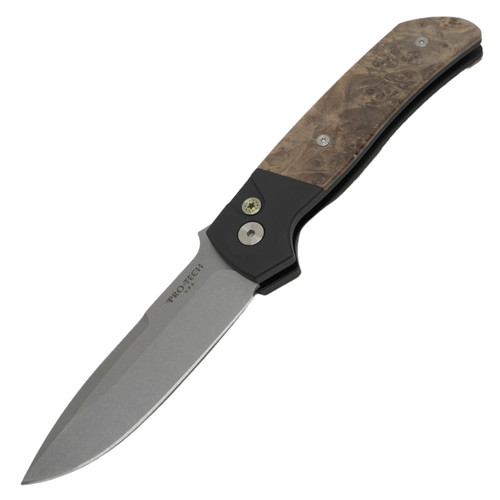 Pro-Tech Terzuola ATCF - Black Aluminum w/ G-10 Inlay / DLC CPM