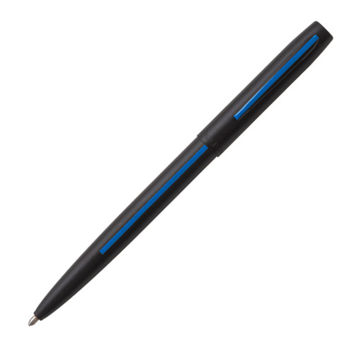 Matte Black Cap-O-Matic Space Pen, Law Enforcement - Fisher Space Pen