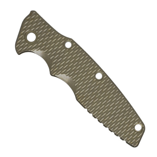 Hinderer Knives Eklipse 3.5" Titanium Handle Scale, Stonewash Bronze Textured