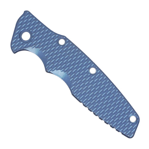 Rick Hinderer Knives Eklipse 3.5" Titanium Handle Scale, Stonewash Blue Textured