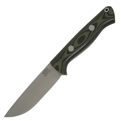 Bark River Bravo 1 LT,Ranger Green & Black G10 - Black Liners / Satin CPM Magnacut