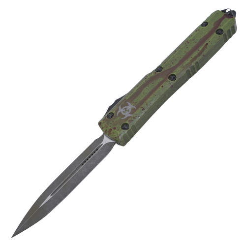 Microtech Ultratech Double Edge Signature Series, Outbreak / Apocolyptic M390 - 122-1OBDS