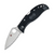 Spyderco LeafJumper, Black FRN / Satin Spyderedge VG-10 - C262SBK, open