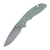 Rick Hinderer Knives XM-18 3.0" Non-Flipper Slicer, WF - Jade G10 / Working Finish CPM 20CV