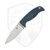 Spyderco Enuff 2 Leaf Blue FRN, Satin K390 - FB31PBL2K390