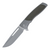 Sharp By Design Mini Evo Drop Point,  Titanium with Olive Micarta Inlay / Belt Finish M390