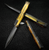 Heretic Knives Cleric II Double Edge, Ultem Top & Rear Inlay / DLC Magnacut - H020-6A-ULTEM