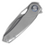 Kunwu Zen Compact Framelock, Gray Titanium / Satin Elmax - K704C