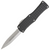 Microtech Hera Double Edge Frag Signature Series, Black Aluminum / Stonewash Fully Serrated M390 - 702-12FRS