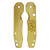 Smock Knives Textured Titanium Scales for Spyderco Smock, Bronze w/ Logo