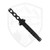 Benchmade SOCP Fixed Blade Black G10, Black Partially Serrated 3V - 185SBK