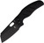 Kizer Mini Sheepdog Button Lock, Black Aluminum / Black 154CM - V3488BC2