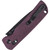 Kizer Escort Clutch Lock, Burgundy Richlite / Black 154CM - V4481C1