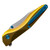 Chapman Lake Knives CLK-2D, Bright Gold w/ Aqua Hardware, closed