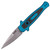 Kershaw Launch 12, Teal Aluminum-Carbon Fiber insert / Stonewash CPM 154 - 7125TEALSW