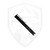ProTech Malibu Wharncliffe, Dragon Scale Textured Black Aluminum, DLC Magnacut - 5336-LTD
