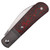 Jack Wolf Knives Laid Back Jack, Lava Flow Fat Carbon & Titanium / Satin CPM S90V