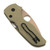 Spyderco REC EXCLUSIVE Lil' Native, OD Green G10 / FDE PVD CTS-204P - C230GPODFDE, closed.