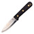 LT Wright Knives Genesis Larry Roberts, Black Micarta - White Liners / Scandi A2
