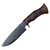 Justin Chenault Custom Knives Mosaic Hunter, Claro Walnut Burl / Mosaic 1095 & 15N20
