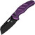 Kizer Sheepdog Clutch Lock, Purple Aluminum / Black 154CM - V4488AC1
