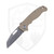 Demko AD20.5 Shark Foot Coyote Tan G10 Stonewash 3V