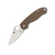 Spyderco Para 3, Brown Canvas Micarta / Satin CPM CRU-WEAR - C223MPCW