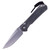 Chris Reeve Knives Large Sebenza 31 Drop Point Glass Blasted Black Micarta, Stonewash MagnaCut - L31-1652