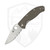Spyderco Tenacious, Brown G-10 / Satin M4, Partial Serration - C122GBNM4PS